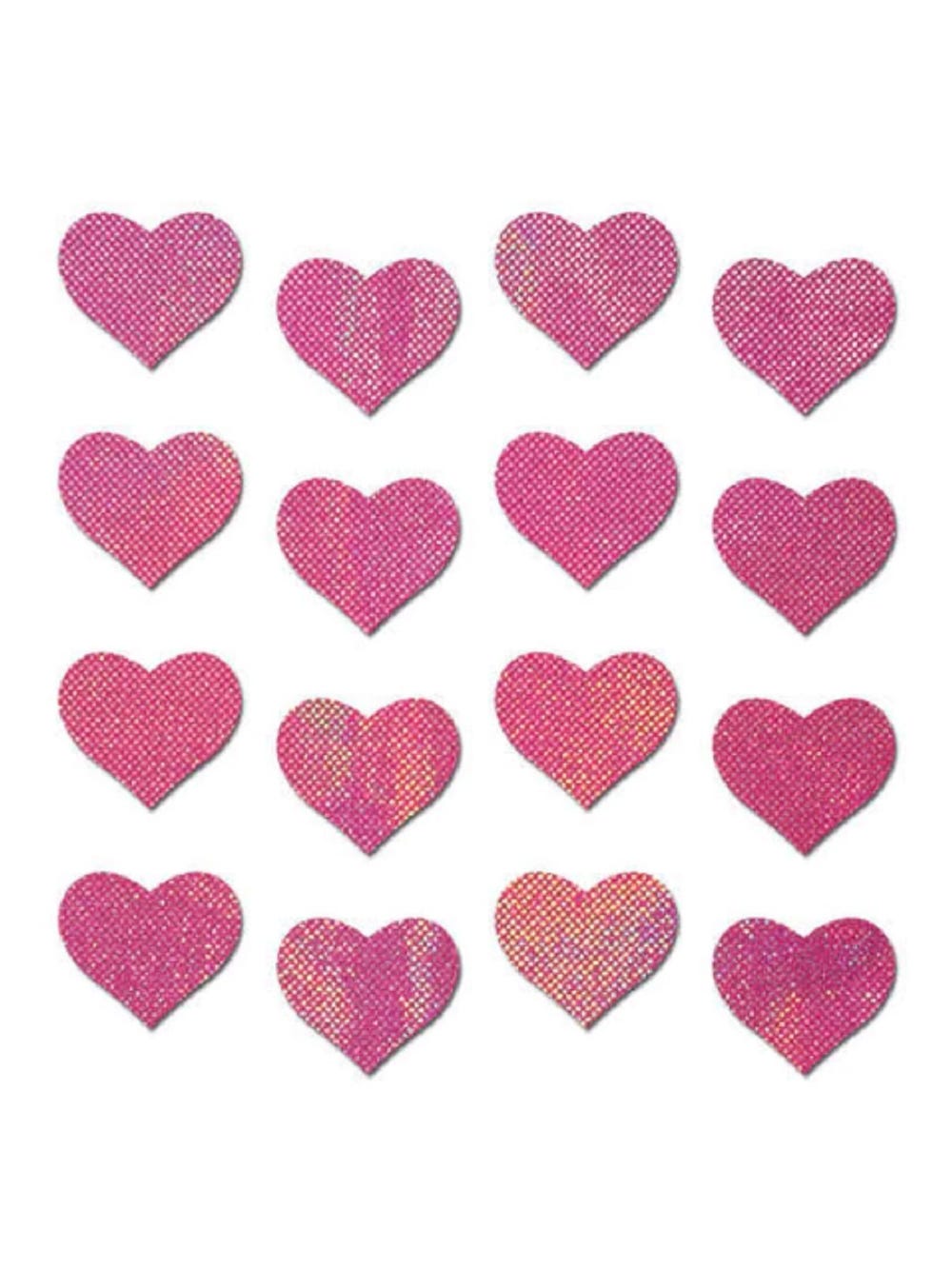 Autocollants Body Minis Coeur Holographique Rose Bonbon main product photo