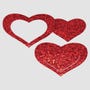 Caches-Seins Peek-A-Boob Cœur Rouge