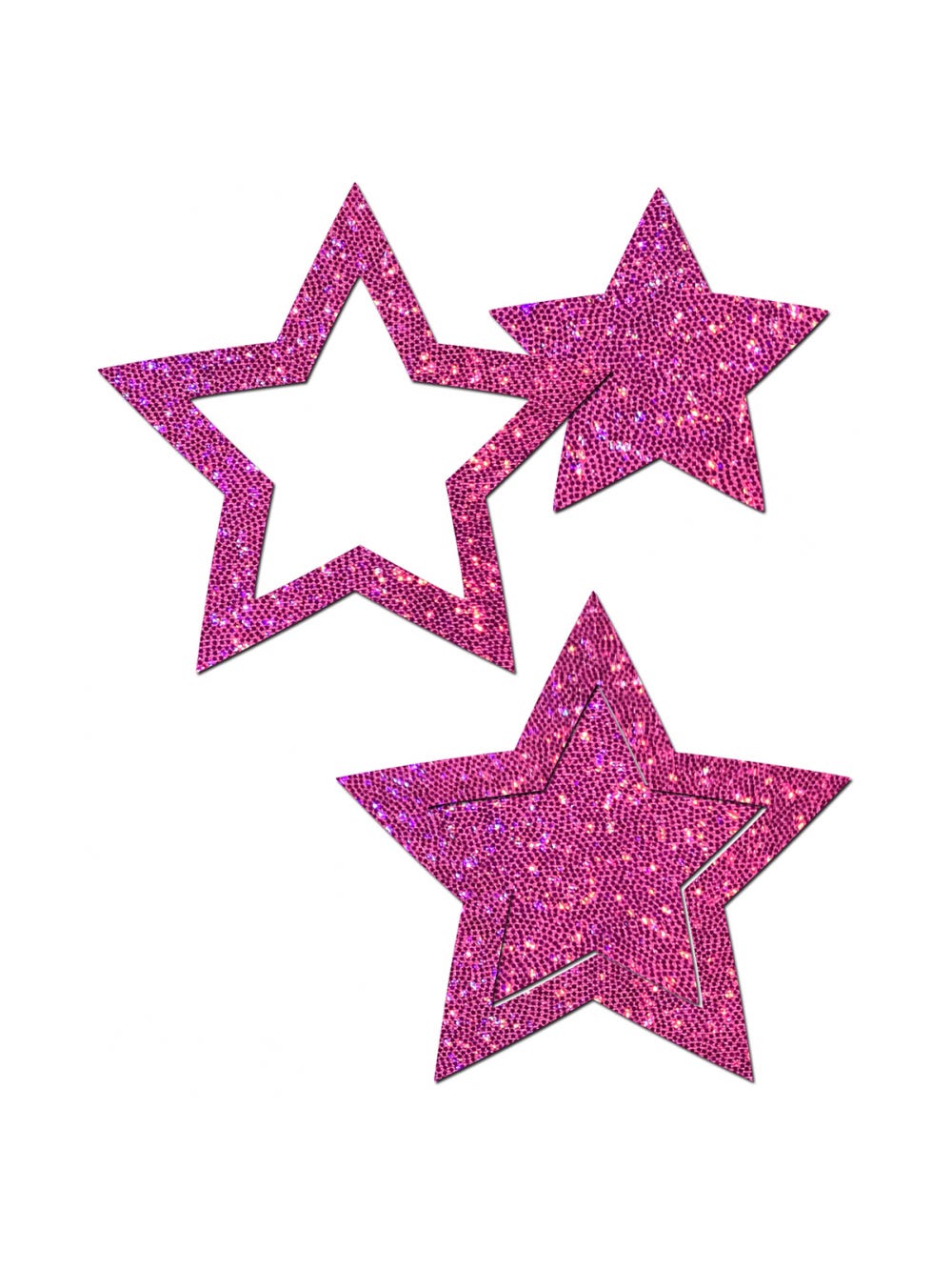 Caches-Tétons Peek-A-Boob Étoile Rose main product photo