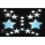 Kit Body Art Réfléchissant Étoile Bleue
