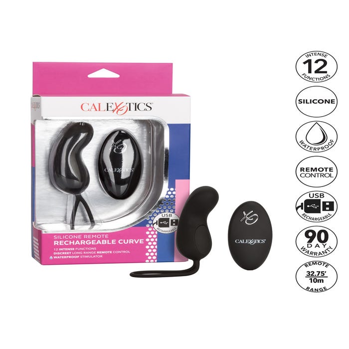 Oeuf Vibrant Silicone Télécommandé Curve