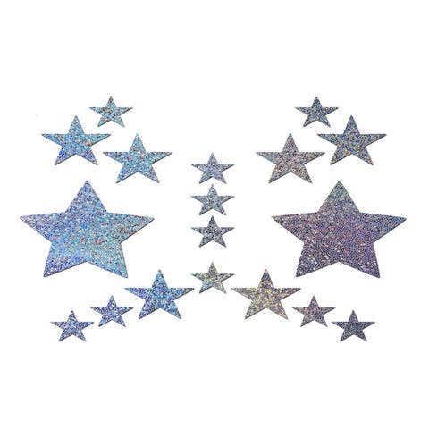 Kit Body Art Glitter Étoile Argentée