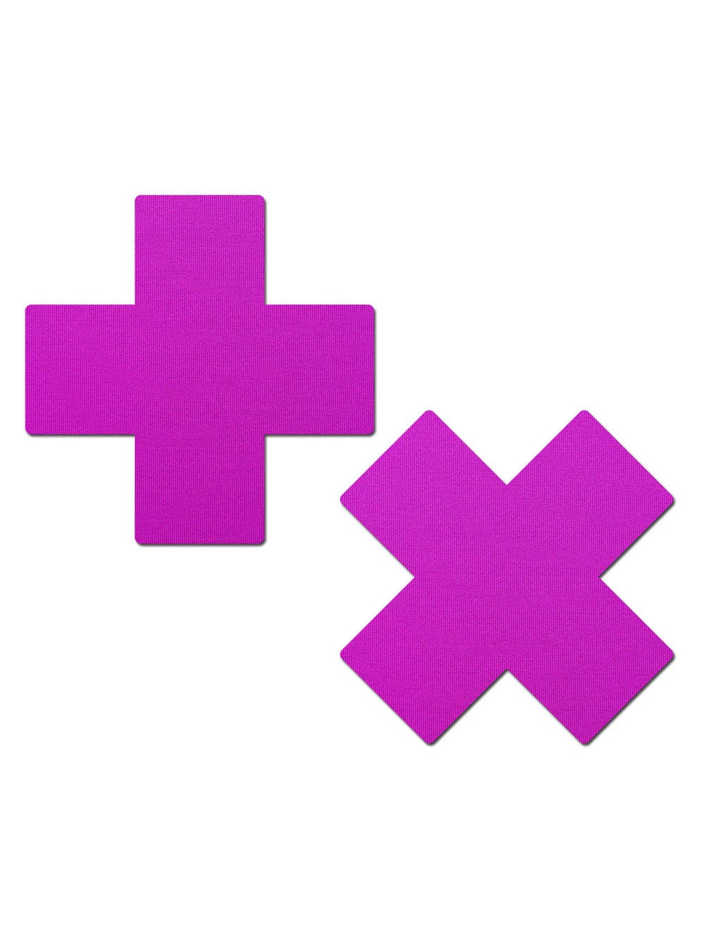 Caches-Tétons Croix Violet Néon main product photo