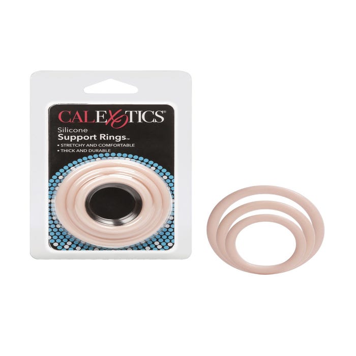 Kit de 3 Cockrings Silicone Support Rings