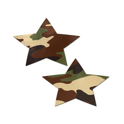 Caches-Seins Étoile Camouflage