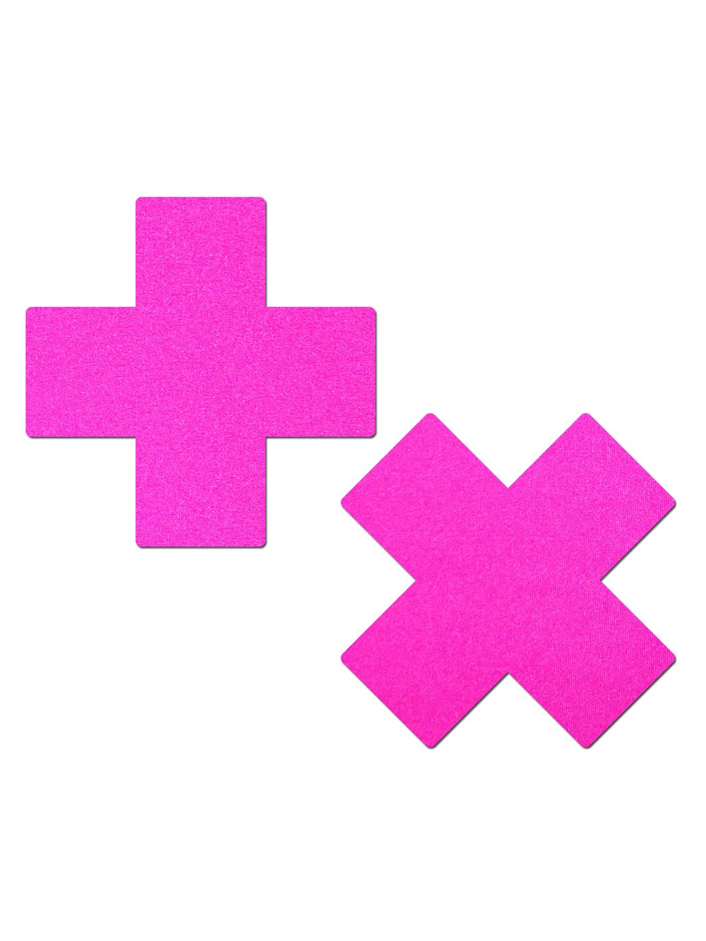 Caches-Tétons Croix Rose Néon  main product photo