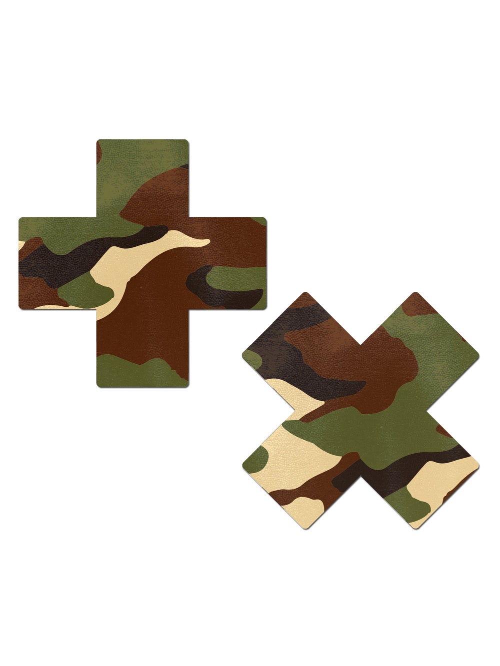 Caches-Tétons Croix Camouflage