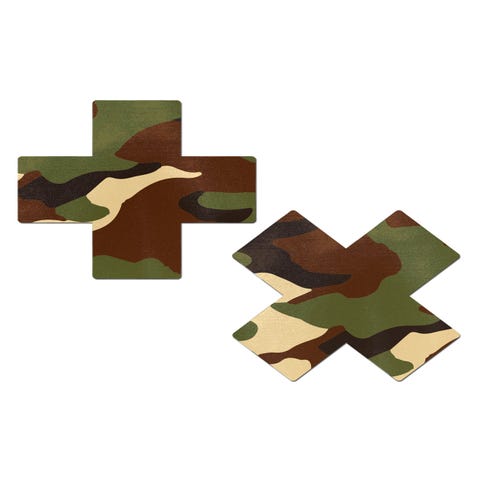 Caches-Seins Croix Camouflage