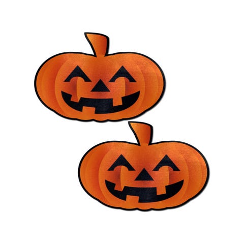 Caches-Seins Citrouille Halloween