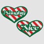 Caches-Seins Coeur Naughty and Nice