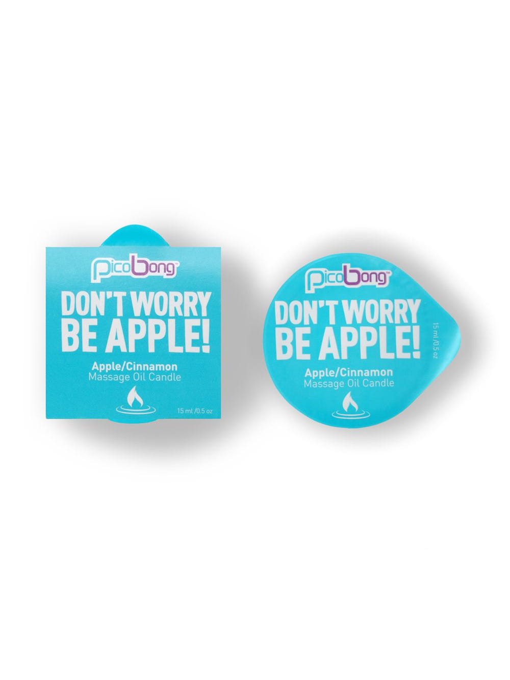 Bougie de massage pomme et cannelle 15 ml main product photo
