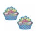 Caches-Tétons Cupcake d'Anniversaire Bleu