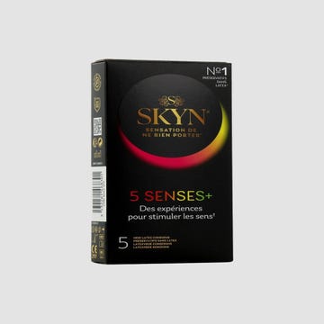 Préservatifs SKYN 5 Senses+ boîte de 5