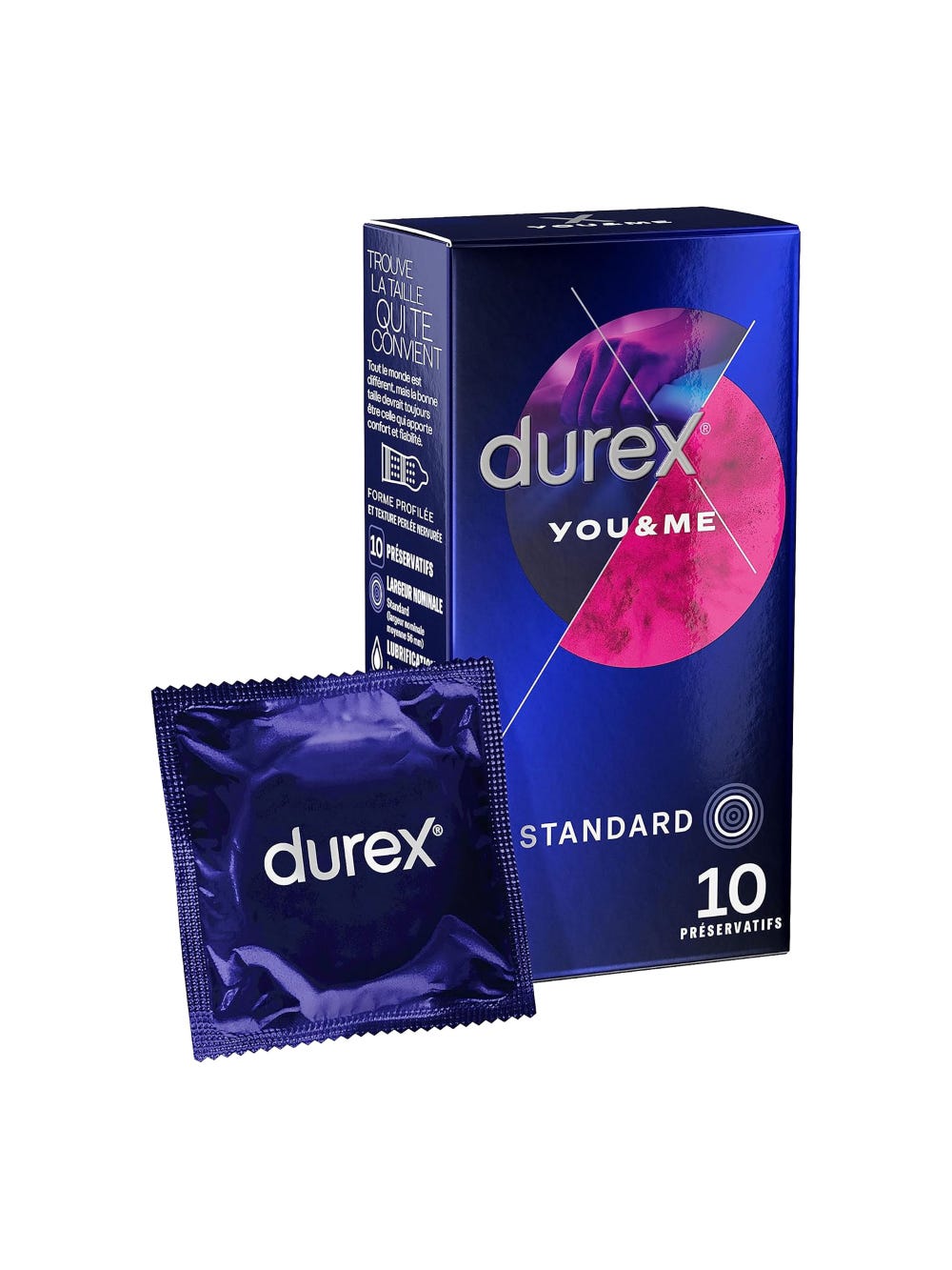 Préservatifs You & Me Boîte de 10 main product photo