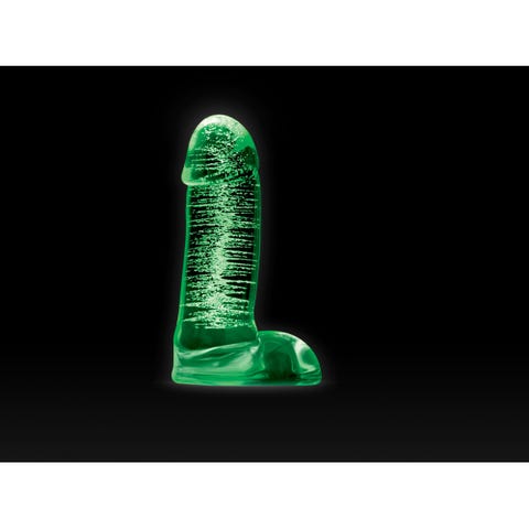 Dildo en Verre Phosphorescent Firefly Glass Smooth Ballsey