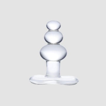 Plug Anal en Verre Beaded 10,2 cm