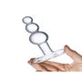 Plug Anal en Verre Beaded 10,2 cm