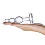 Plug Anal en Verre Beaded 10,2 cm