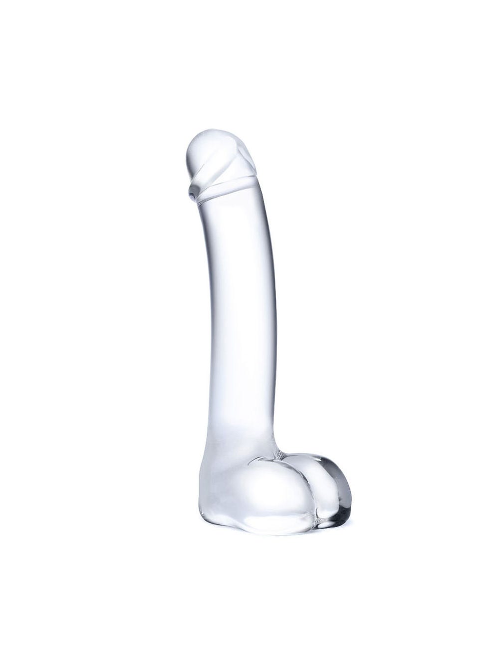 Gode en Verre avec Testicules Realistic main product photo