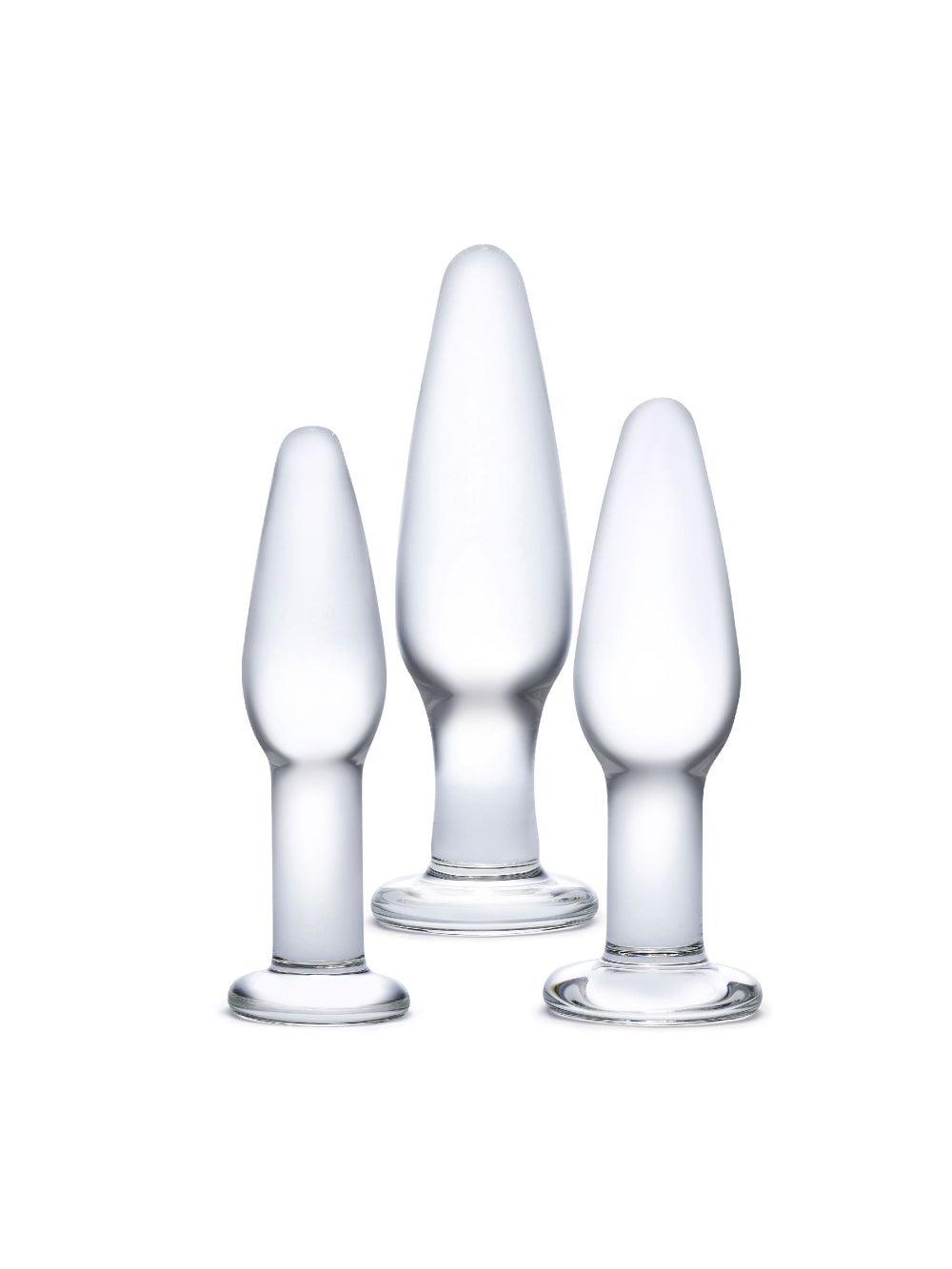 Kit de 3 Plugs Anal en Verre Anal Training Set