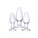 Kit de 3 Plugs Anal en Verre Anal Training Set