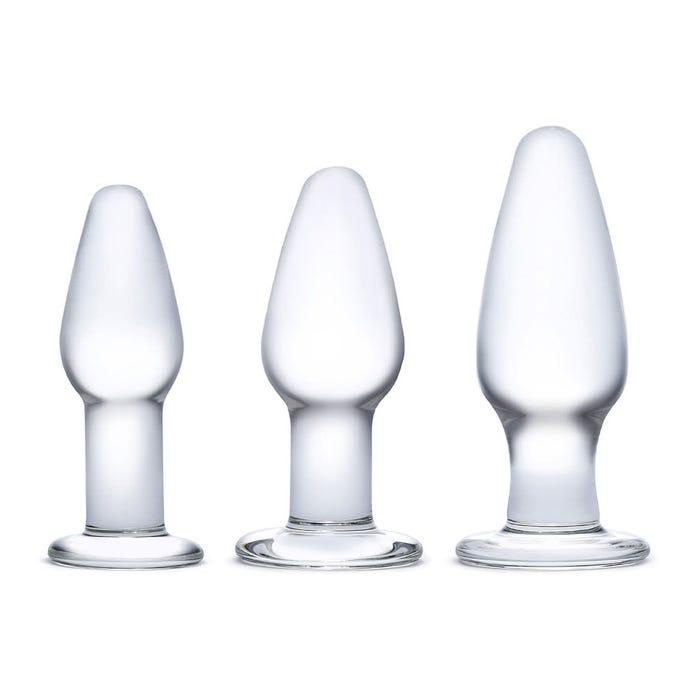 Kit de 3 Plugs Anal en Verre Anal Training Set