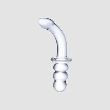 Dildo en Verre Point G Ribbed