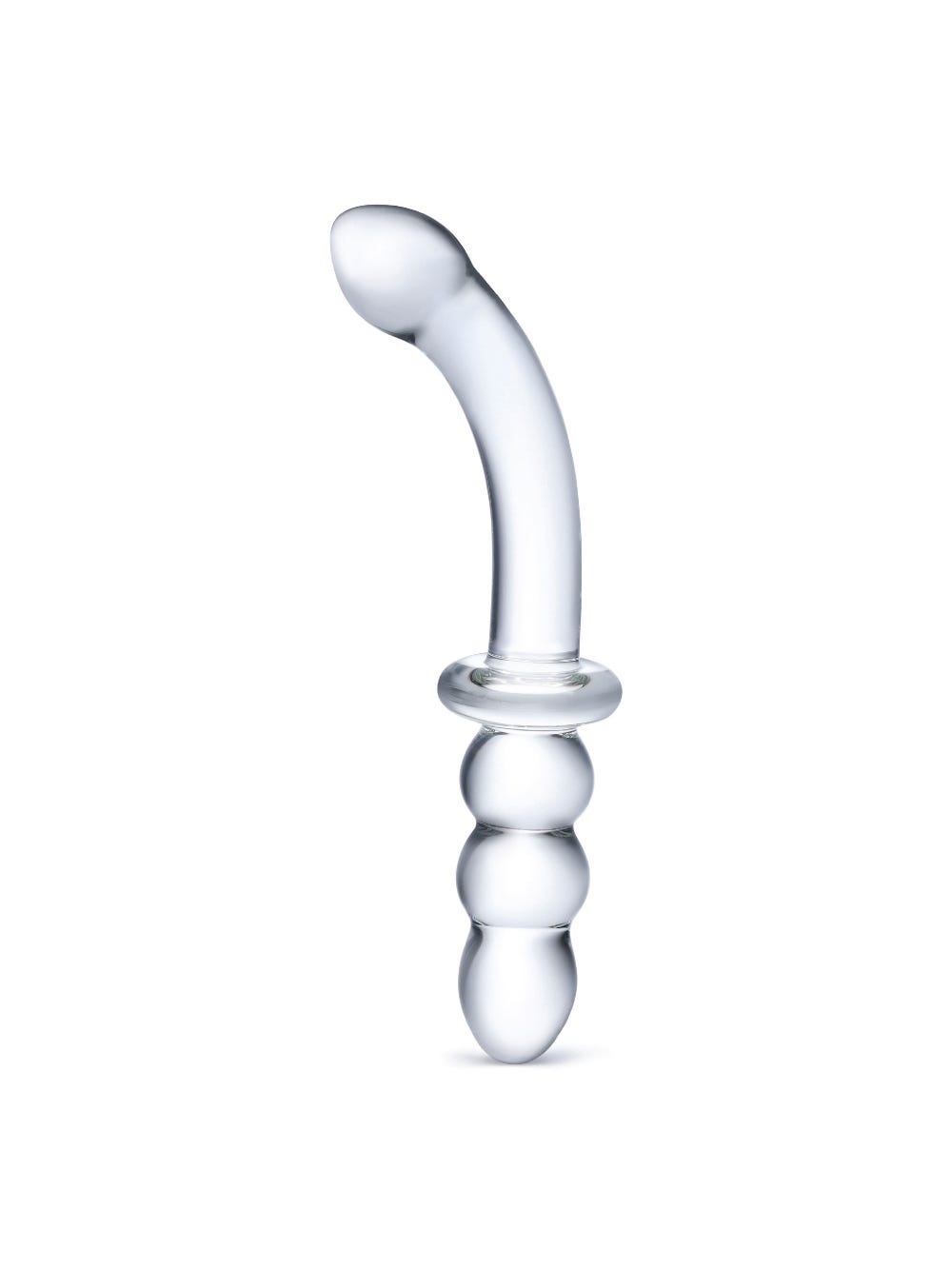 Dildo en Verre Point G Ribbed main product photo