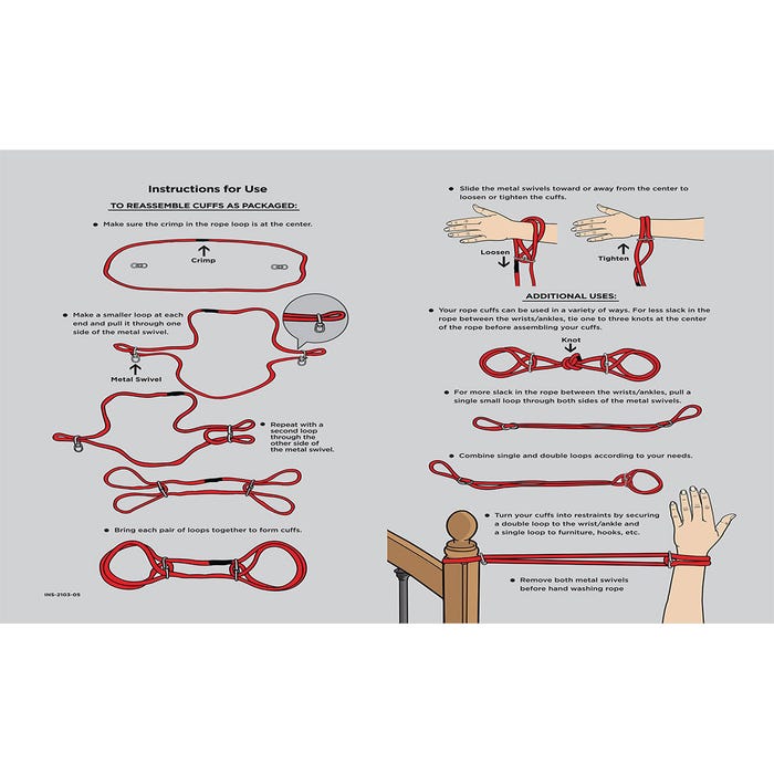 Menottes Cordes Japanese Style Bondage