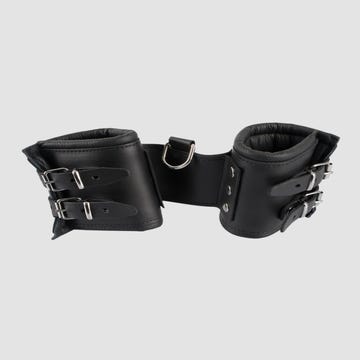 Double Menottes Poignets en Cuir