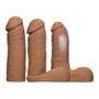 Coffret Gode Ceinture Vac-U-Lock Dual Density UltraSkyn Set Caramel