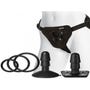 Coffret Gode Ceinture Vac-U-Lock Dual Density UltraSkyn Set Caramel