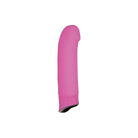 Vibromasseur rose Happy Silicone Stars