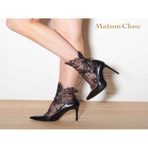 Chaussettes Dentelle Noire Les Coquetteries