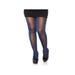 Collant 7130 Pailleté Noir & Bleu