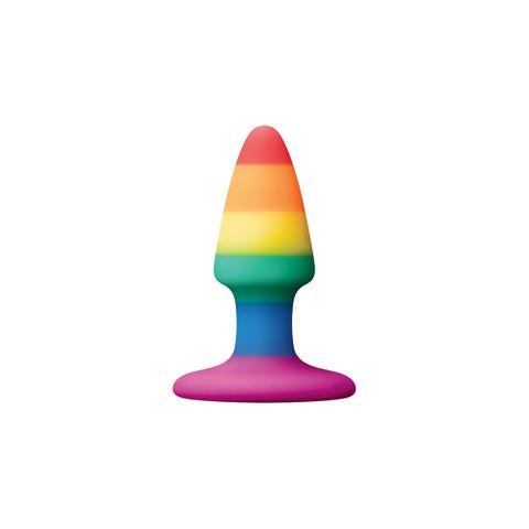 Plug Anal Pleasure Mini Rainbow Colours Pride Edition