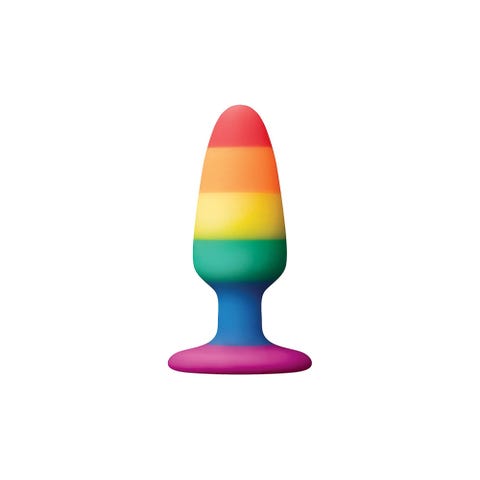 Plug Anal Pleasure Small Rainbow Colours Pride Edition