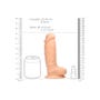 Gode avec Testicules ULTRA Dual Density 22,9 cm