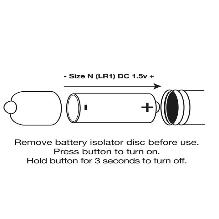 Stimulateur Bullet RO-80 mm 1 Vitesse