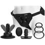 Coffret Gode Ceinture Vac-U-Lock Vibrant Dual Density UltraSkyn Vanille