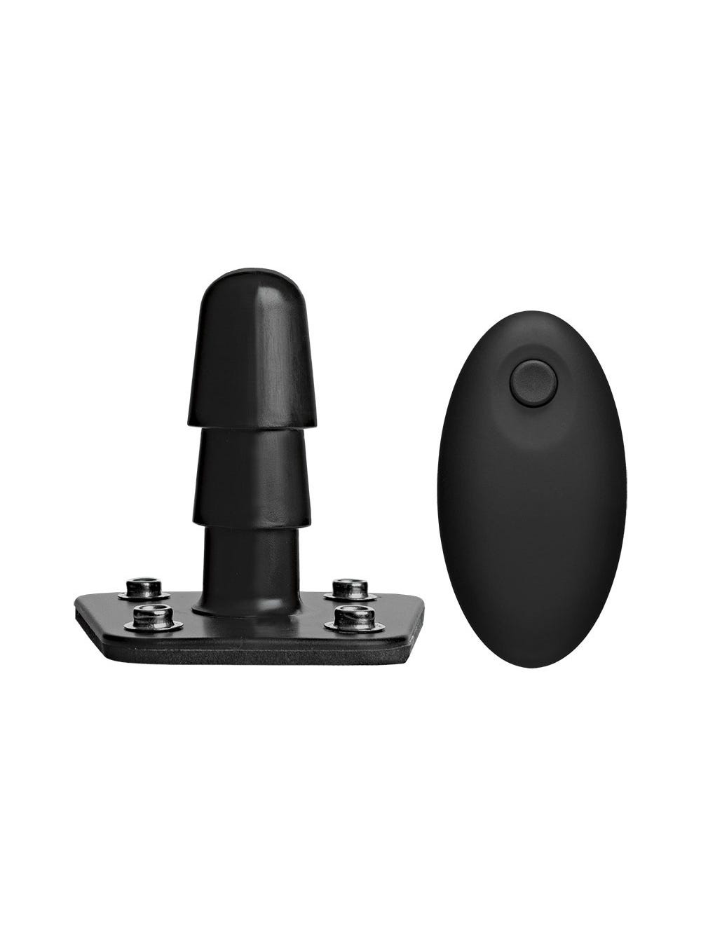 Coffret Gode Ceinture Vac-U-Lock Vibrant Dual Density UltraSkyn Vanille