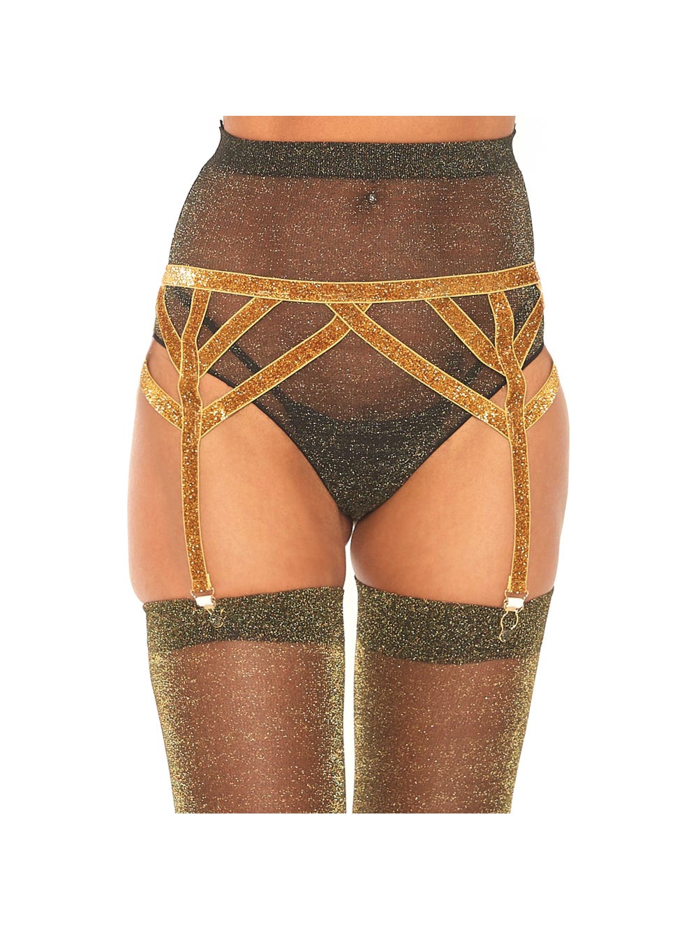 Porte-Jarretelles 8887 Lurex Brillant Or main product photo