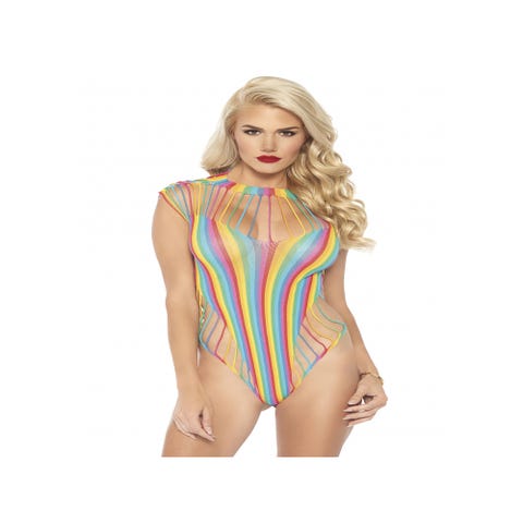 Body avec Découpes Multi-Couleurs