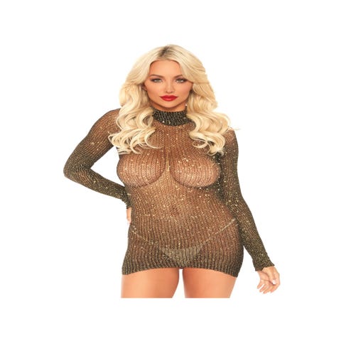 Robe Mini 86106 Guilty Pleasure Dorée