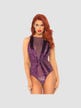 Body 89236 Velours & Dentelle Florale Violet