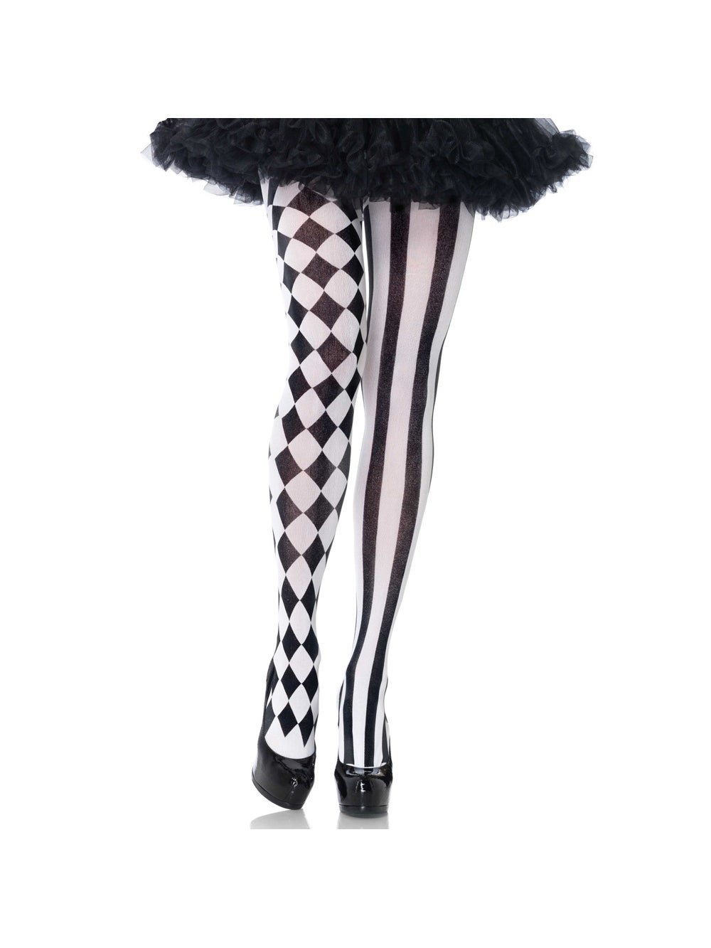 Collant Arlequin 7720 Damier et Rayures