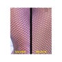 Lot de 2 Collants Résille CR4309 Noir et Argent