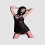 Nuisette Transparente CR4035 Noir