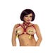 Soutien-Gorge Ouvert Harnais PR6088 Rouge