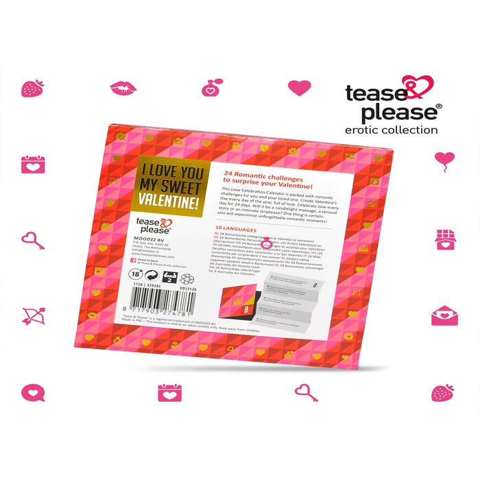 Calendrier de l'Avent I Love You My Sweet Valentine!